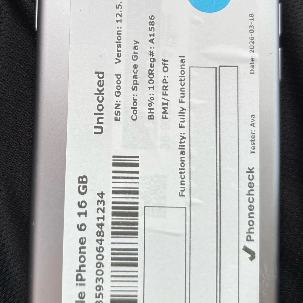 Apple iPhone Silver with Black Front